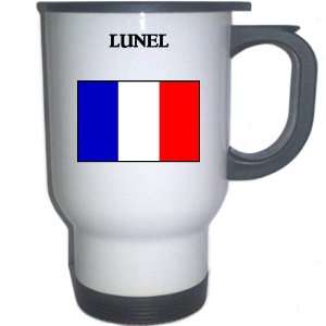  France   LUNEL White Stainless Steel Mug Everything 