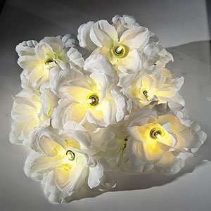  White Roses String Lights