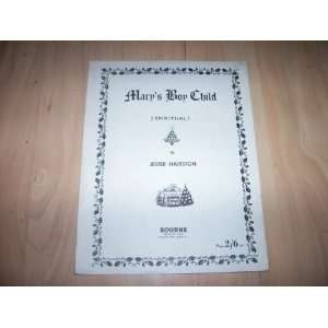  Marys Boy Child (Sheet Music) Jester Hairston Books