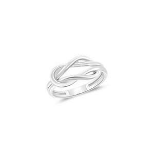  Love Knot Ring in 14K White Gold 6.0 Jewelry