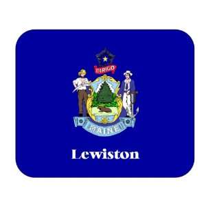 US State Flag   Lewiston, Maine (ME) Mouse Pad Everything 