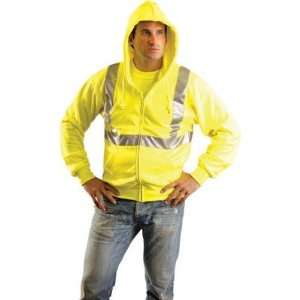  Hi Viz Yellow Polyester/Cotton Class 2 Lightweight Hooded 