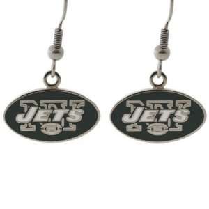  New York Jets   Logo Earrings: Jewelry