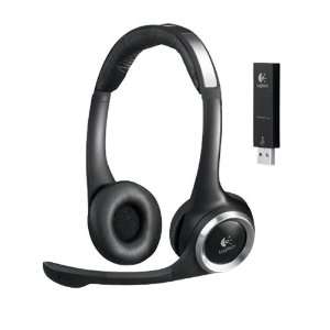  Logitech ClearChat Wireless USB Headset   Black (Factory 