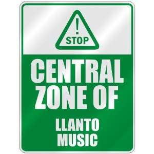  STOP  CENTRAL ZONE OF LLANTO  PARKING SIGN MUSIC