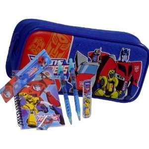  New Transformers Blue Pencil Case + Stationery Set: Office 