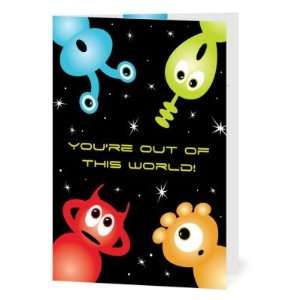   Greeting Cards   Curious Aliens By Hello Little One For Tiny Prints