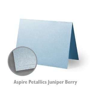  ASPIRE Petallics Juniper Berry Folded Plain Card   400 