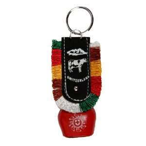  Swiss Cow bell shaped Stainless Steel Keychain/key Ring 