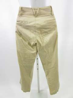 VINCE Khaki Cropped Trousers Pants Sz 6  