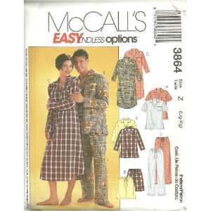   Pants McCalls Sewing Pattern 3864 (Size Z Lrg Xlg) Arts, Crafts