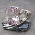 FASHION PINK KUNZITE gemstone silver ring 9  