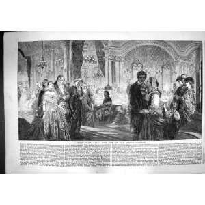    1861 ROUGE ET NOIR DANCING ROMANCE LEVIN OLD PRINT