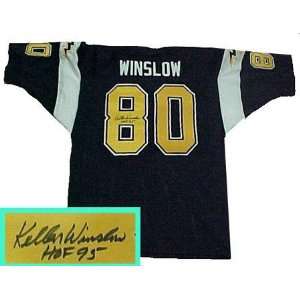  Kellen Winslow San Diego Chargers Autographed Throwback Jersey 