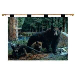 New Discoveries Bear Tapestry Wall Hanging 