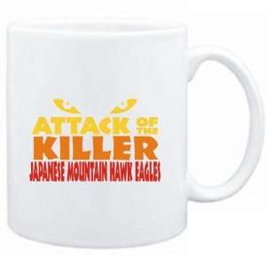 Mug White  Attack of the killer Japanese Mountain Hawk 