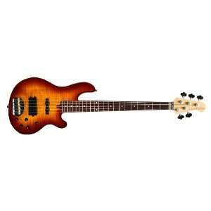 Lakland Skyline Series 55 02 Deluxe Flame LE 5 Strings Bass Guitar 