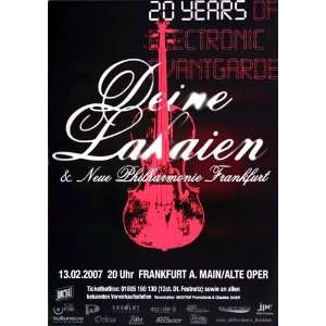  Deine Lakaien   20 Years 2007   CONCERT   POSTER from 