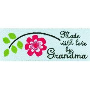  JHB International Woven label Made With Love by Grandma 