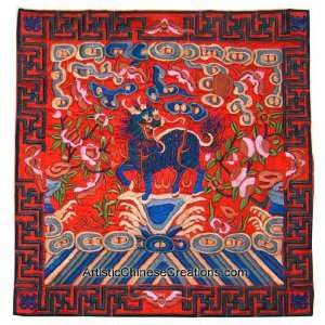   Decor Chinese Embroidery   QiLin (Kylin) 