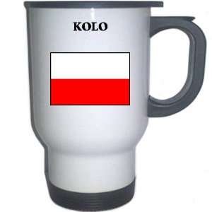  Poland   KOLO White Stainless Steel Mug 