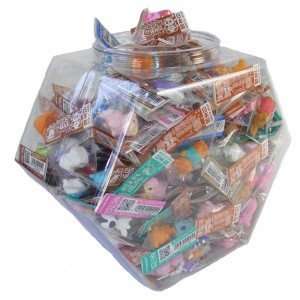  Tub of 200 Mixed Animal Erasers Toys & Games