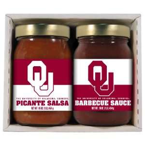  2 Pack OKLAHOMA Sooners Double Play BBQ Salsa Everything 