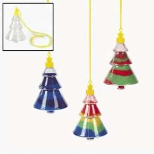  Christmas Tree Sand Art Necklaces   Craft Kits & Projects 