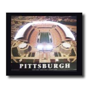 Pittsburgh Football Stadium Lighted Poster Pittsburgh Football Stadium 