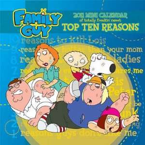   Family Guy Top 10 Reasons TV Mini Wall Calendar 2011