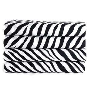  Zebra 200 Thread Count Sheet Set Twin Size: Everything 