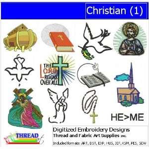  Digitized Embroidery Designs   Christian(1)   CD: Arts 