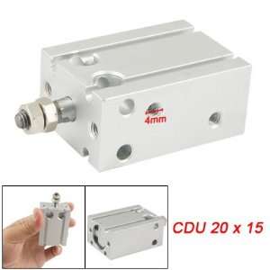   Bore 15mm Stroke Double Acting Pneumatic Cylinder: Home Improvement