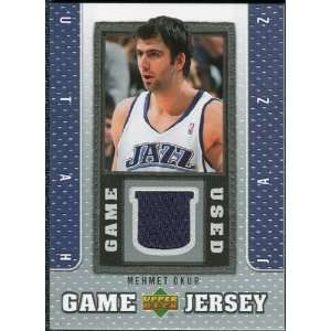  2007/08 Upper Deck UD Game Jersey #MO Mehmet Okur: Sports Collectibles