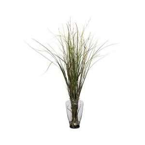  Grass and Bamboo with Large Jar Silk Plant   Nearly 