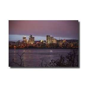  Montreal Skyline Saint Laurence River Montreal Canada 