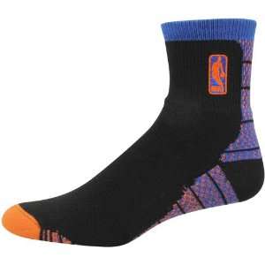    NBA Black Royal Blue Orange Pulse Crew Socks