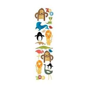  Karen Foster Zoo Clearly Stickers 2.5X10 Sheet Animal 