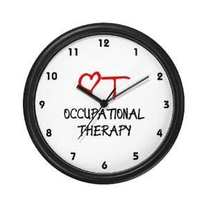  Occupational Therapy Heart Autism Wall Clock by  