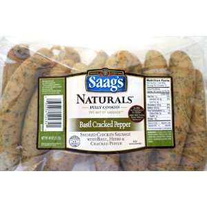Saags   Naturals (Chicken) Basil Cracked Pepper:  Grocery 