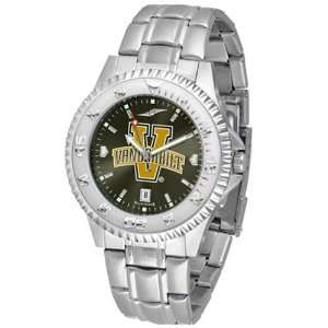   Commodores NCAA Anochrome Competitor Mens Watch (Steel Band) Sports