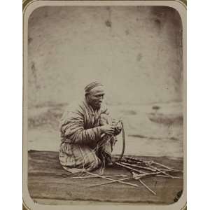  Central Asia,braiding whip,vendors,transportation,c1865 