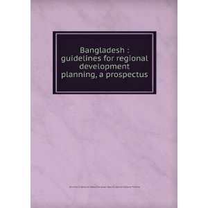 guidelines for regional development planning, a prospectus University 