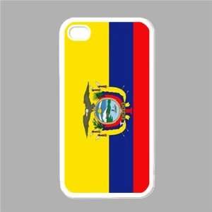    Ecuador Flag White Iphone 4   Iphone 4s Case