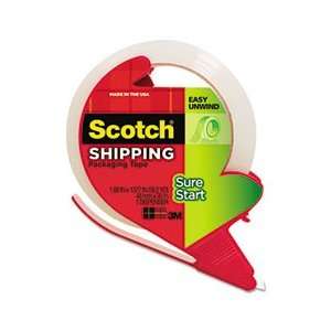  Scotch 3450SRD   Sure Start Packaging Tape w/Dispenser, 1 