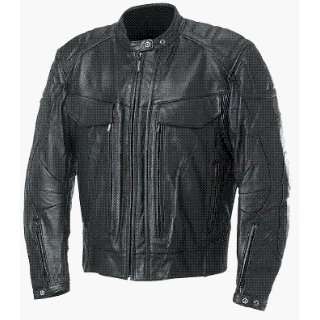  Firstgear SCOUT Leather Jacket Black Women Extra Large WXL 