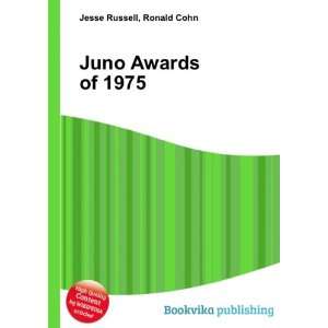  Juno Awards of 1975 Ronald Cohn Jesse Russell Books