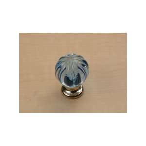   Sapphire Tahoe 1 1/4 Glass Round Knob from the Tahoe Collection 1840