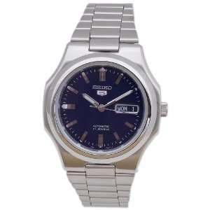   Mens Seiko 5 Automatic Blue Dial Stainless Steel: Sports & Outdoors