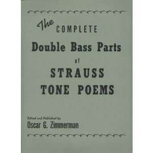   , Oscar   Strauss Tone Poems, For Double Bass.: Musical Instruments